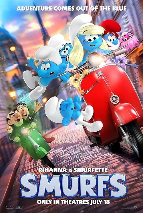 Smurfs film posteri