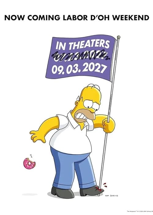 The Simpsons Movie 2 film posteri
